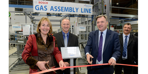MP opens Worcester's new production line image