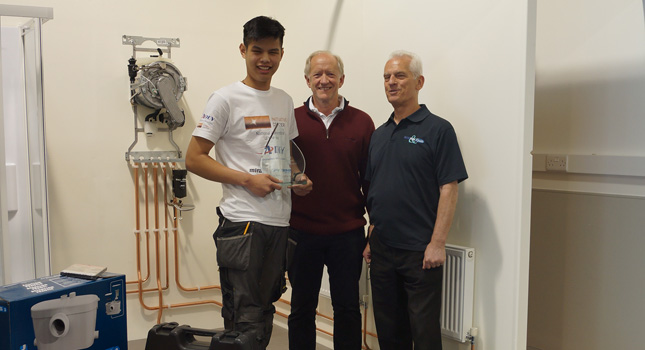 Plumbing lecturers put to the test at apprenticeship final image