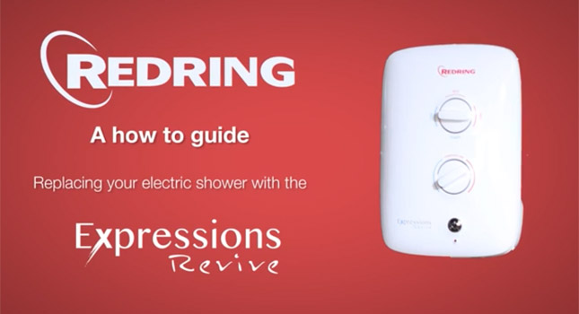 Redring explains how to install its Expressions Revive electric shower image