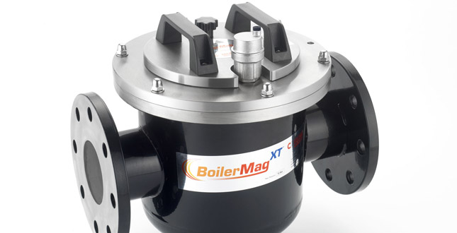 BoilerMag's industrial boiler filter enhanced with automatic air vent image