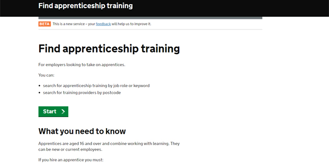 New tool launched to help employers find apprenticeship training image