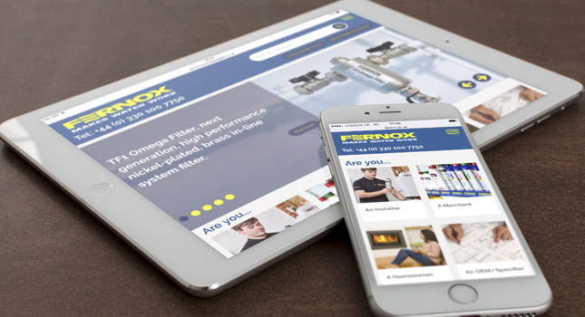 Fernox launches new website image