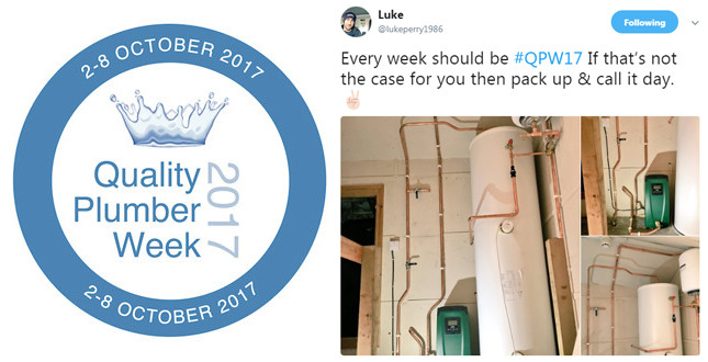 Quality Plumber Week unites the plumbing and heating industry image