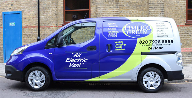 Pimlico aims to cut additional £300,000 anti-pollution bill with launch of electric plumbing van fleet image