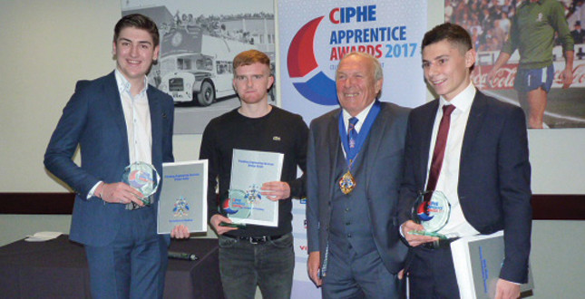 Apprentices honoured at CIPHE Apprentice Awards 2017 image