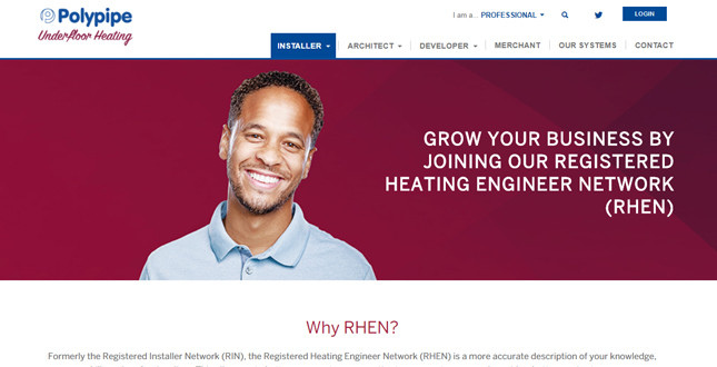 Polypipe removes sign-up fees for renamed Registered Heating Engineer Network image