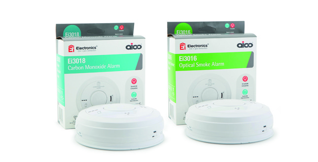 New Aico 3000 series fire and CO alarms image