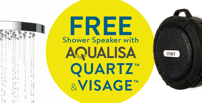 Aqualisa launches waterproof speaker giveaway with shower purchases image