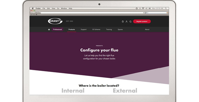 Grant UK launches online flue configurator tool image