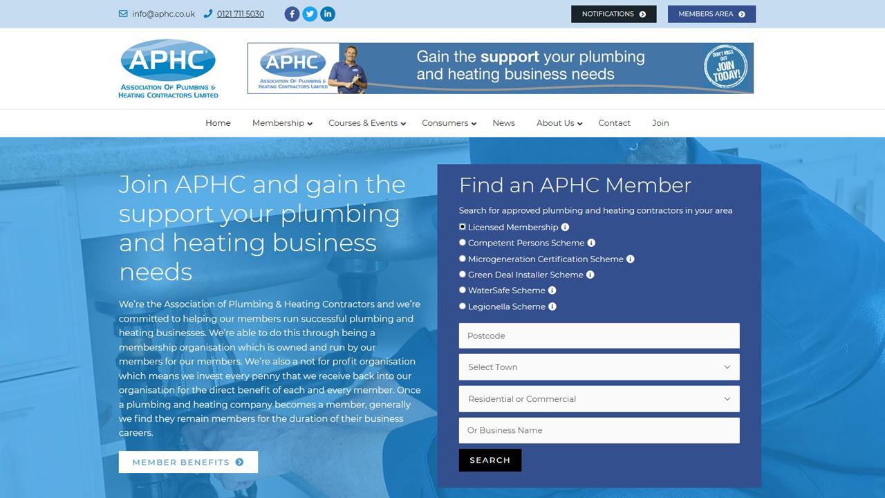 APHC launches new look website image