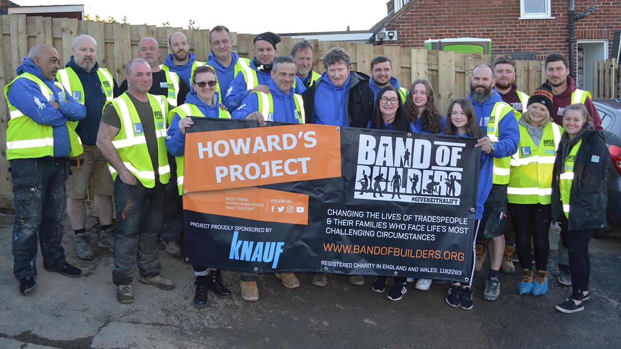 Band of Builders charity tops £1 million's worth of projects image