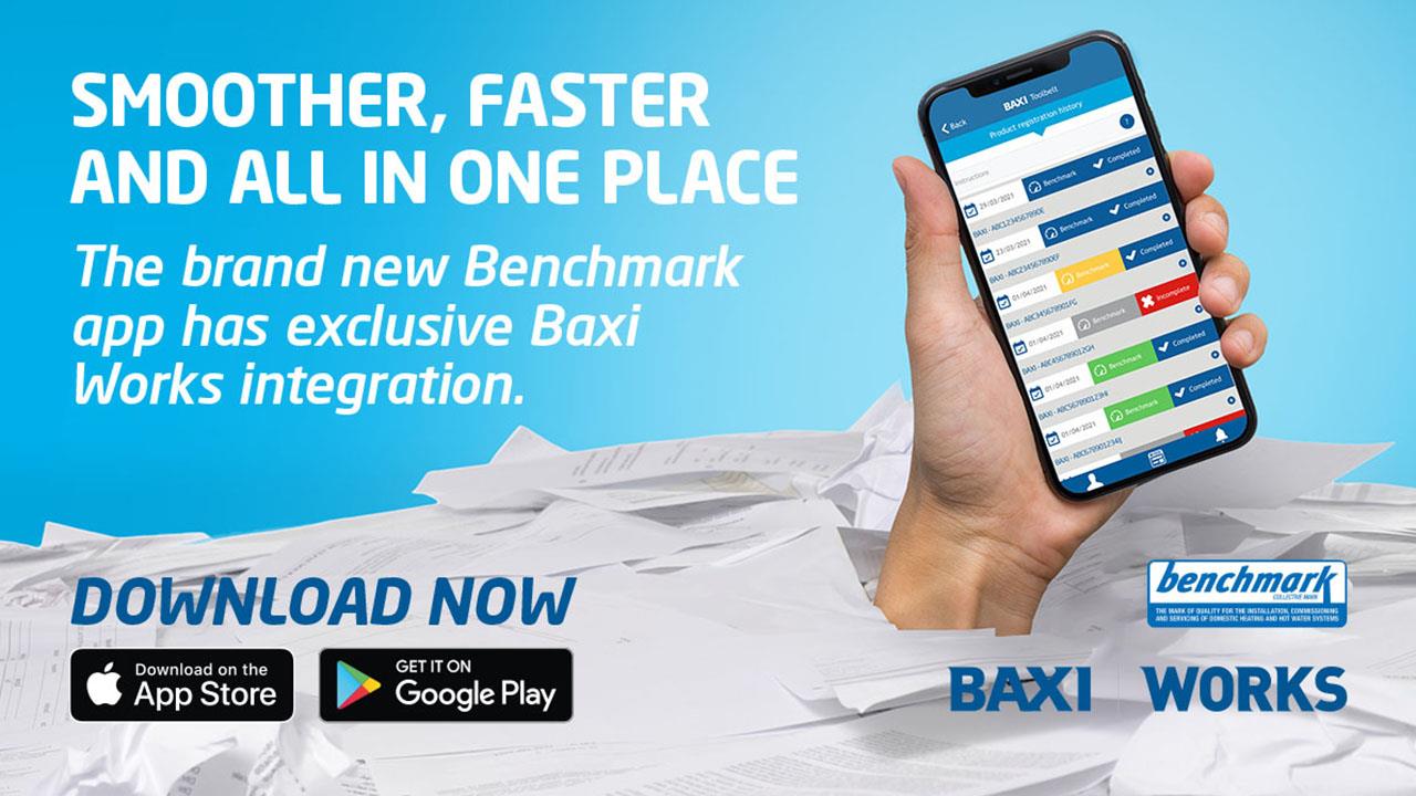 New digital Benchmark Checklist incorporated in Baxi Toolbelt app image