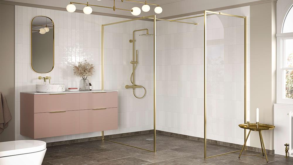 Bold as brass styling for wetrooms image