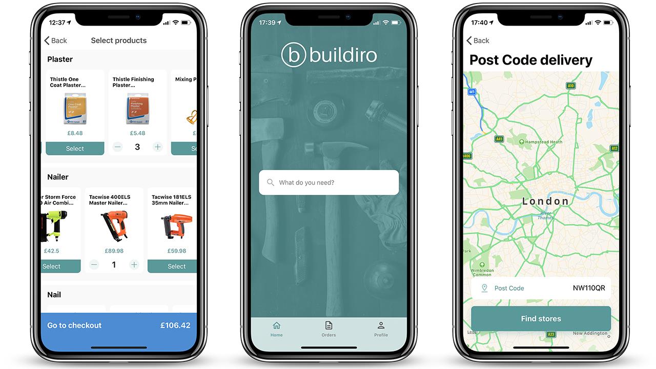New Buildiro service will deliver products within 90-minutes in London image