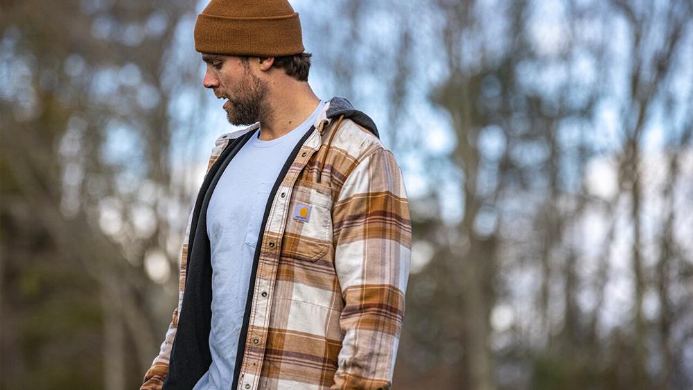 Conquer the cold with Carhartt’s flannel shirt range image