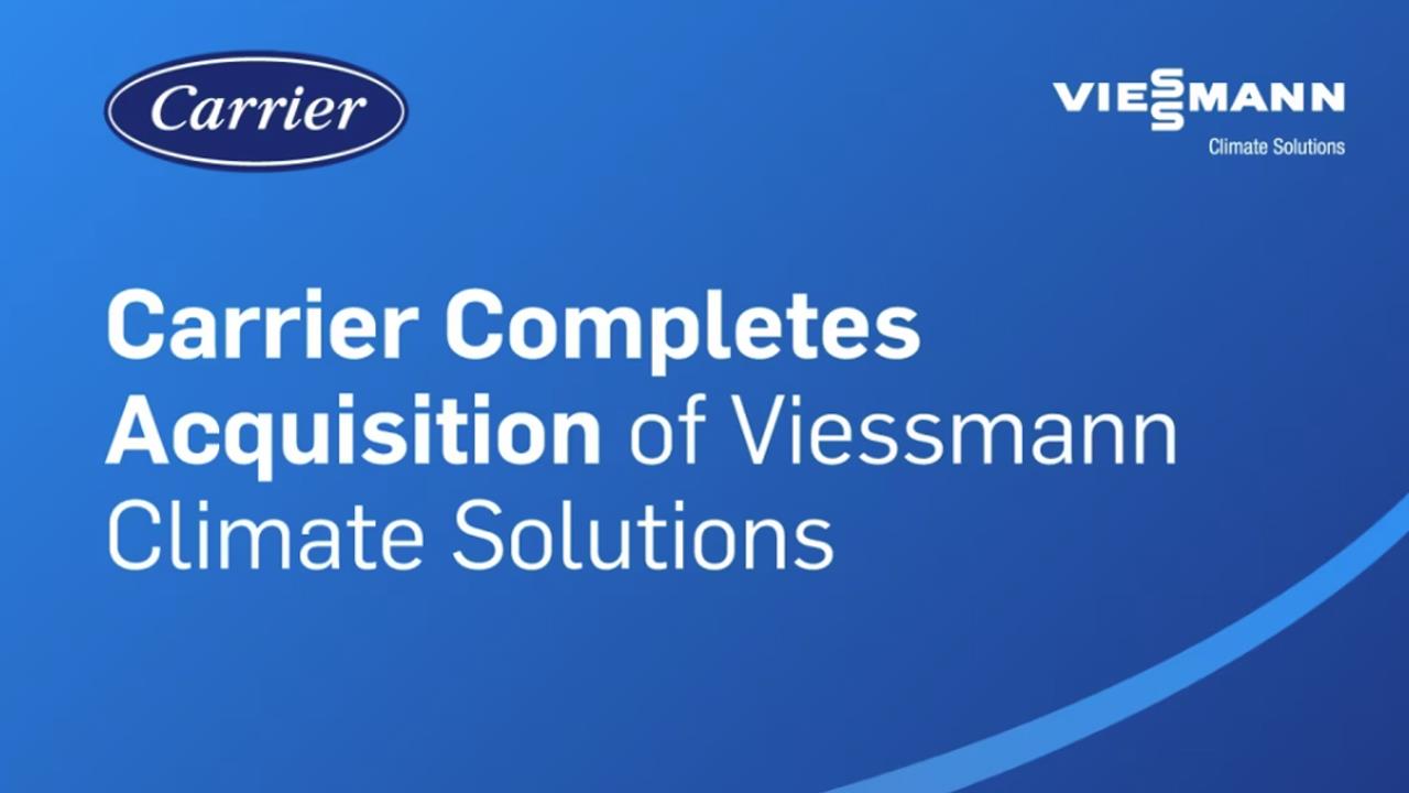 Carrier completes acquisition of Viessmann Climate Solutions image