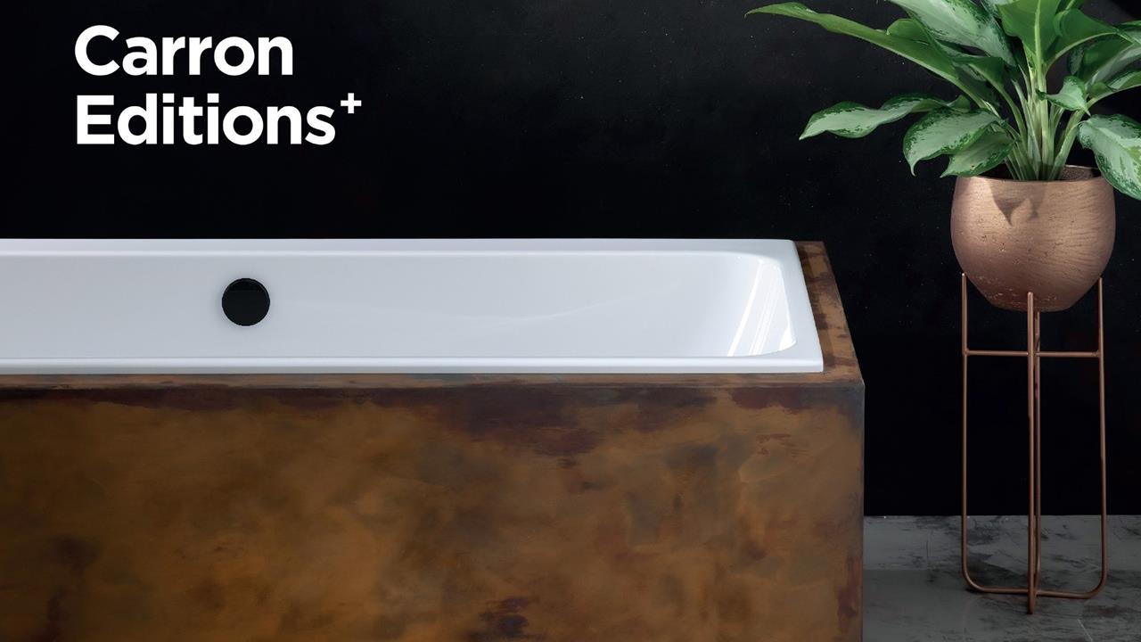 The new Carron Editions Collection of matt finish, low rim baths  image