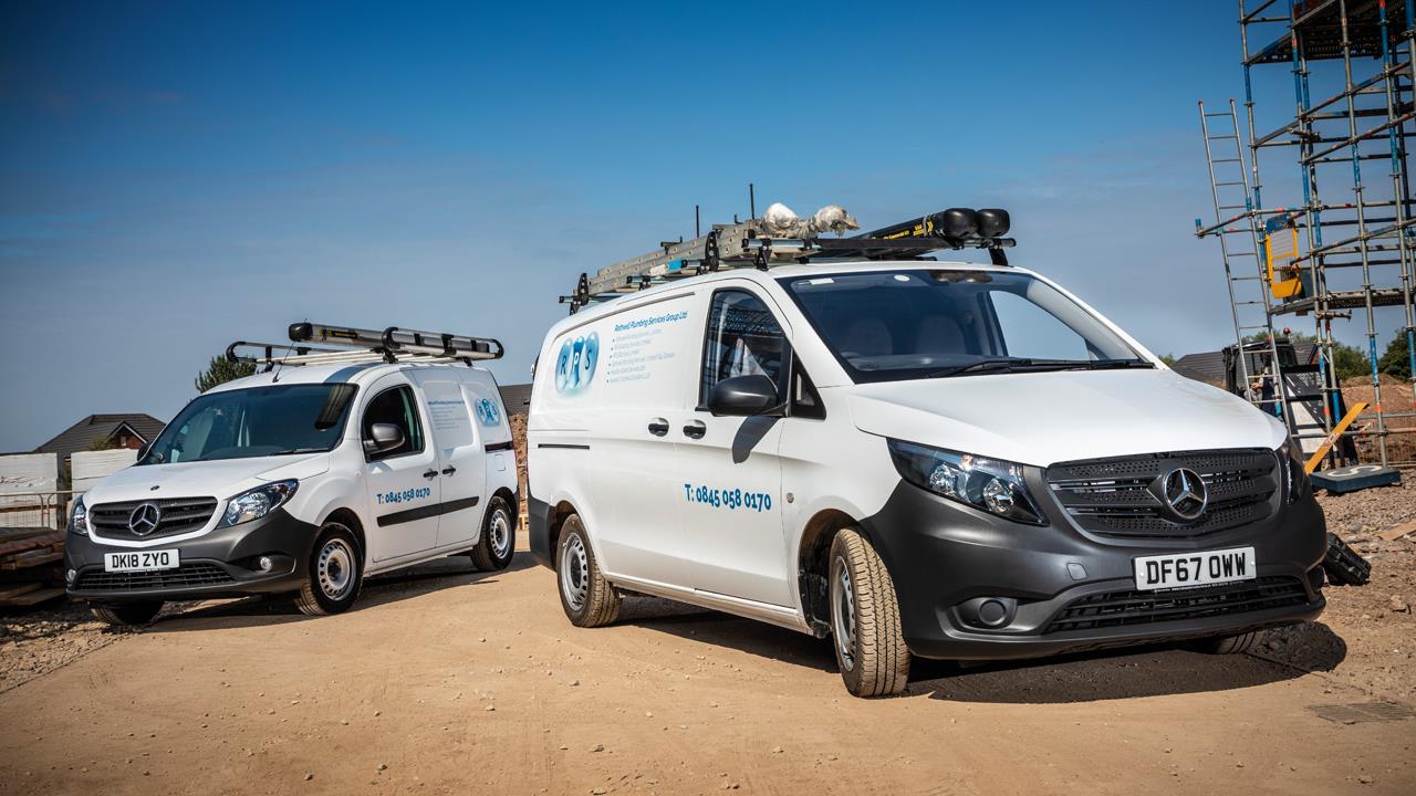 How a leased fleet of vans helped this plumbing company image