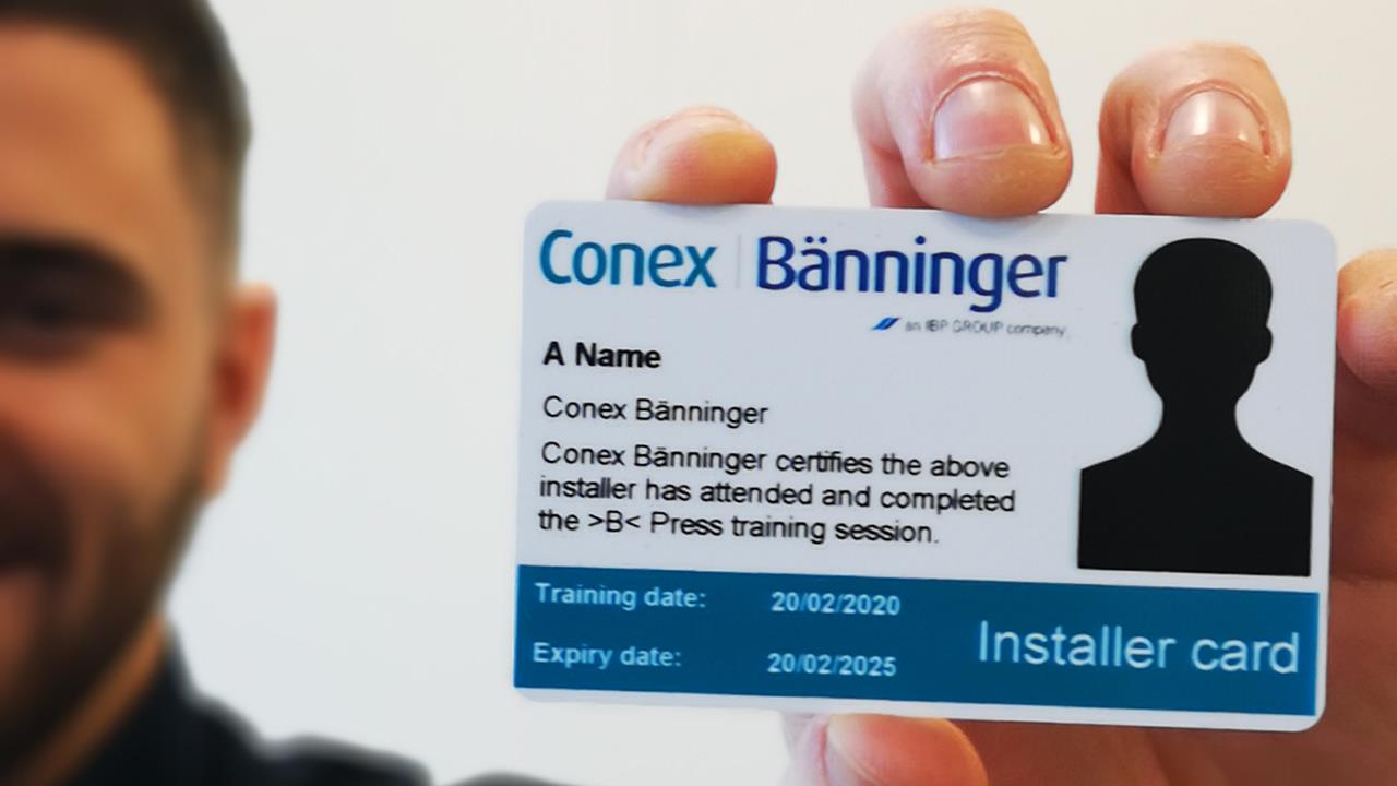 Conex Bänninger introduces new installer certification scheme image