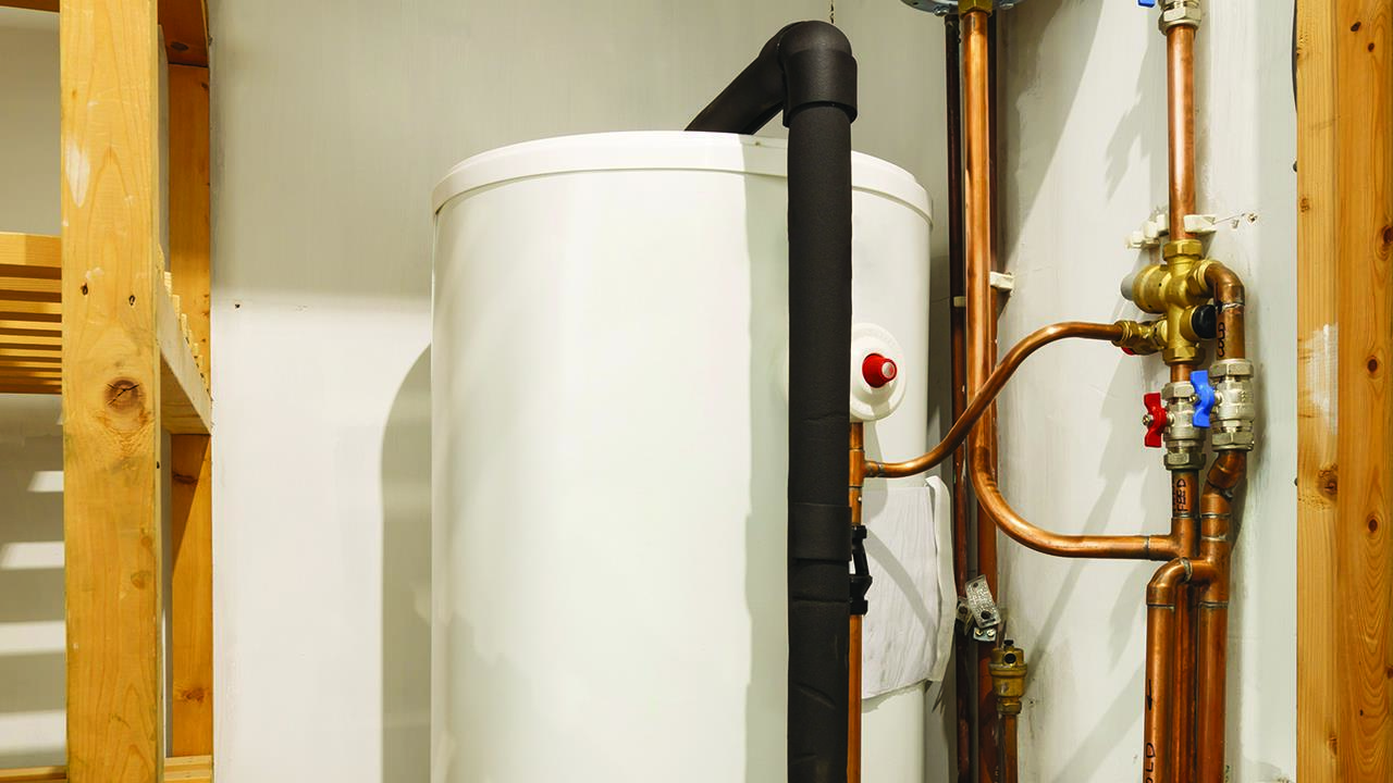 Hot water storage cylinder controls examined image