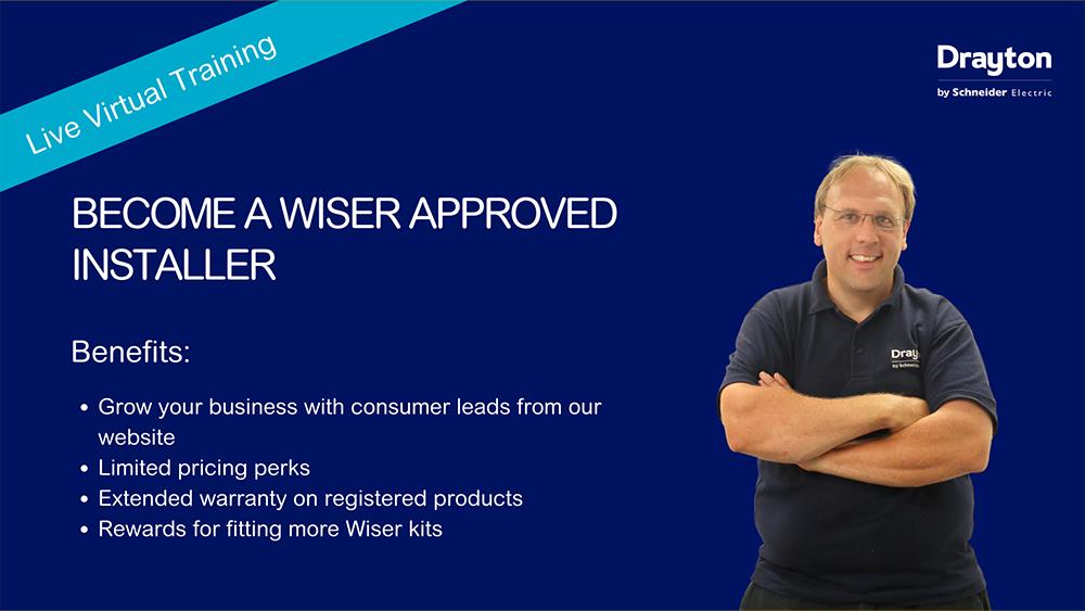 Become a Wiser Approved Installer with Drayton’s new virtual training  image