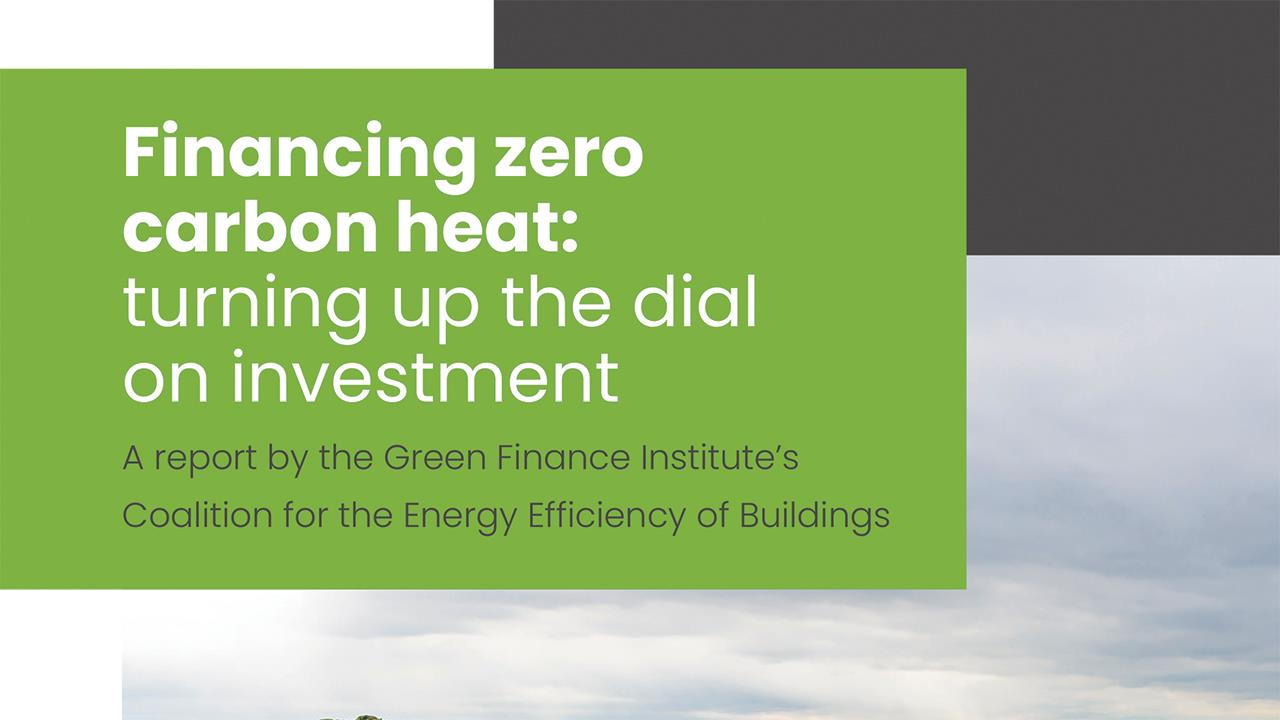 New report examines how UK can finance zero carbon heating image