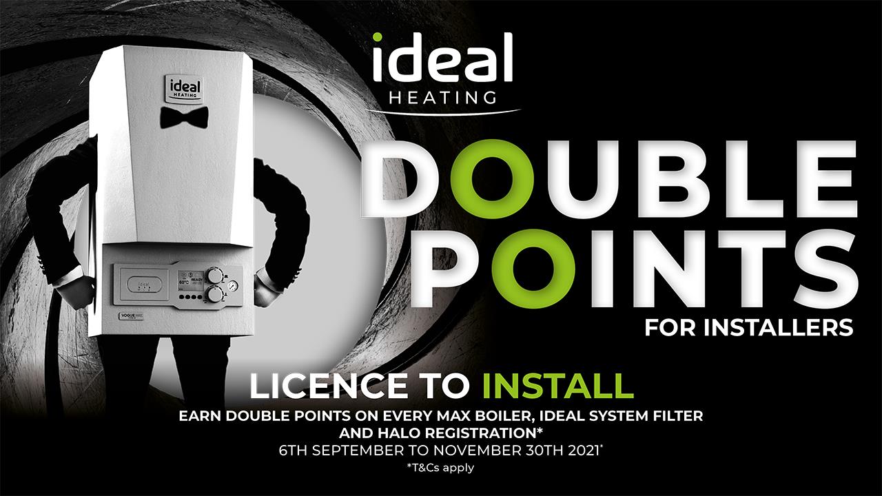 Ideal Heating launches new Installer Connect double points promotion image