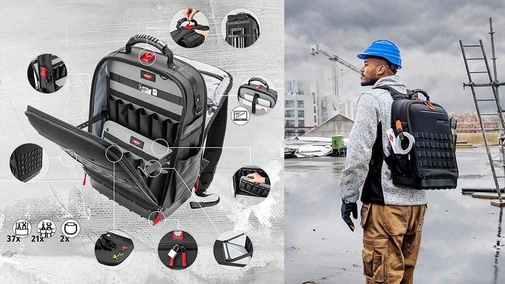 KNIPEX launches the Modular X18 Tool Backpack image