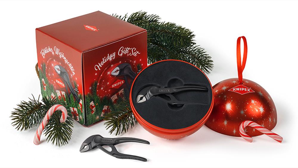 Knipex launches Christmas limited edition Cobra pliers gift set image