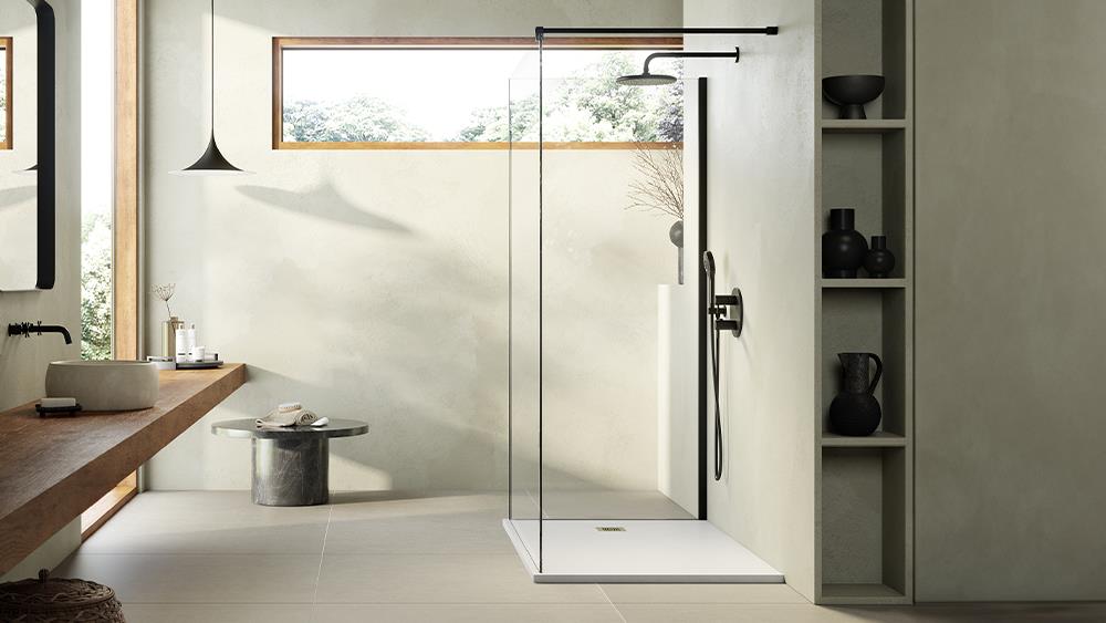New slimline trimmable shower trays by Kudos image