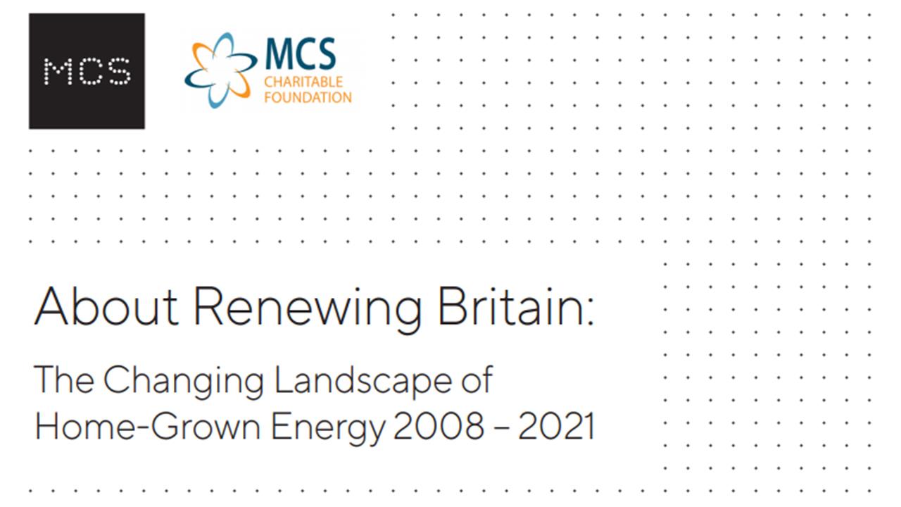 Major regional disparities in UK renewables take-up, MCS reports image