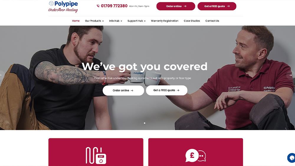 Polypipe’s new site aims to make life easier for installers image