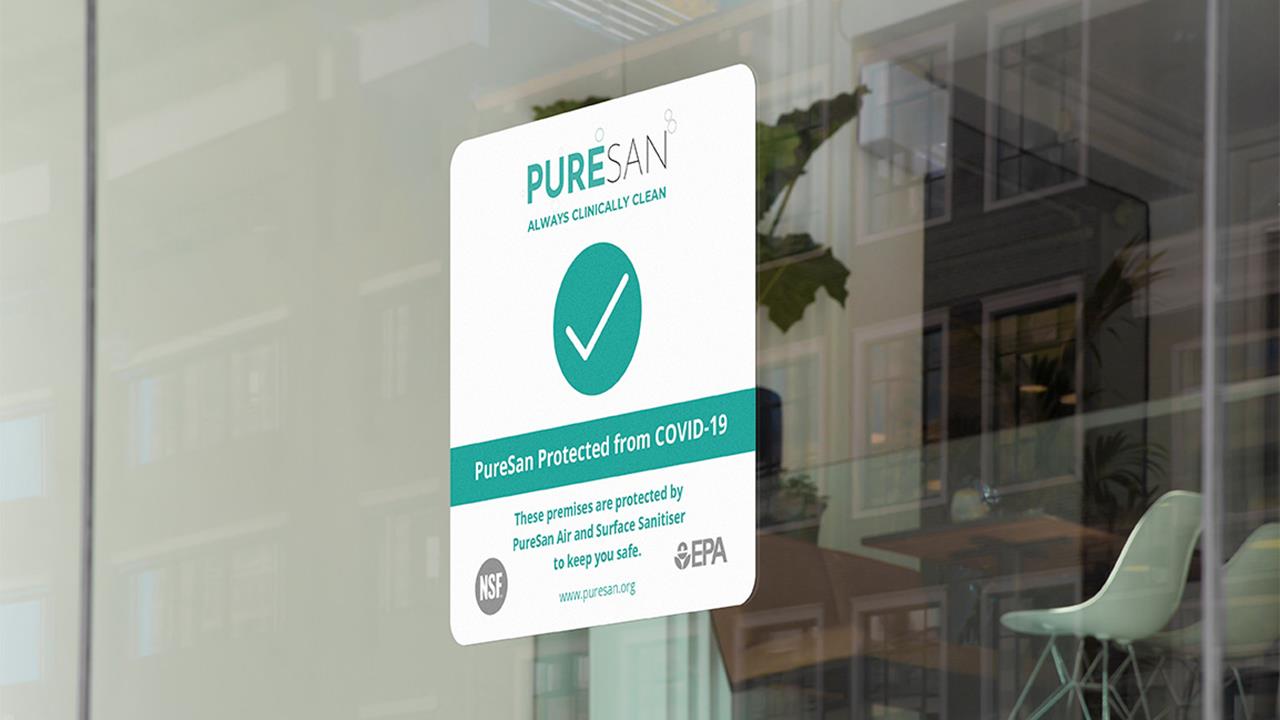 PureSan launches ‘always on’ room sanitiser image