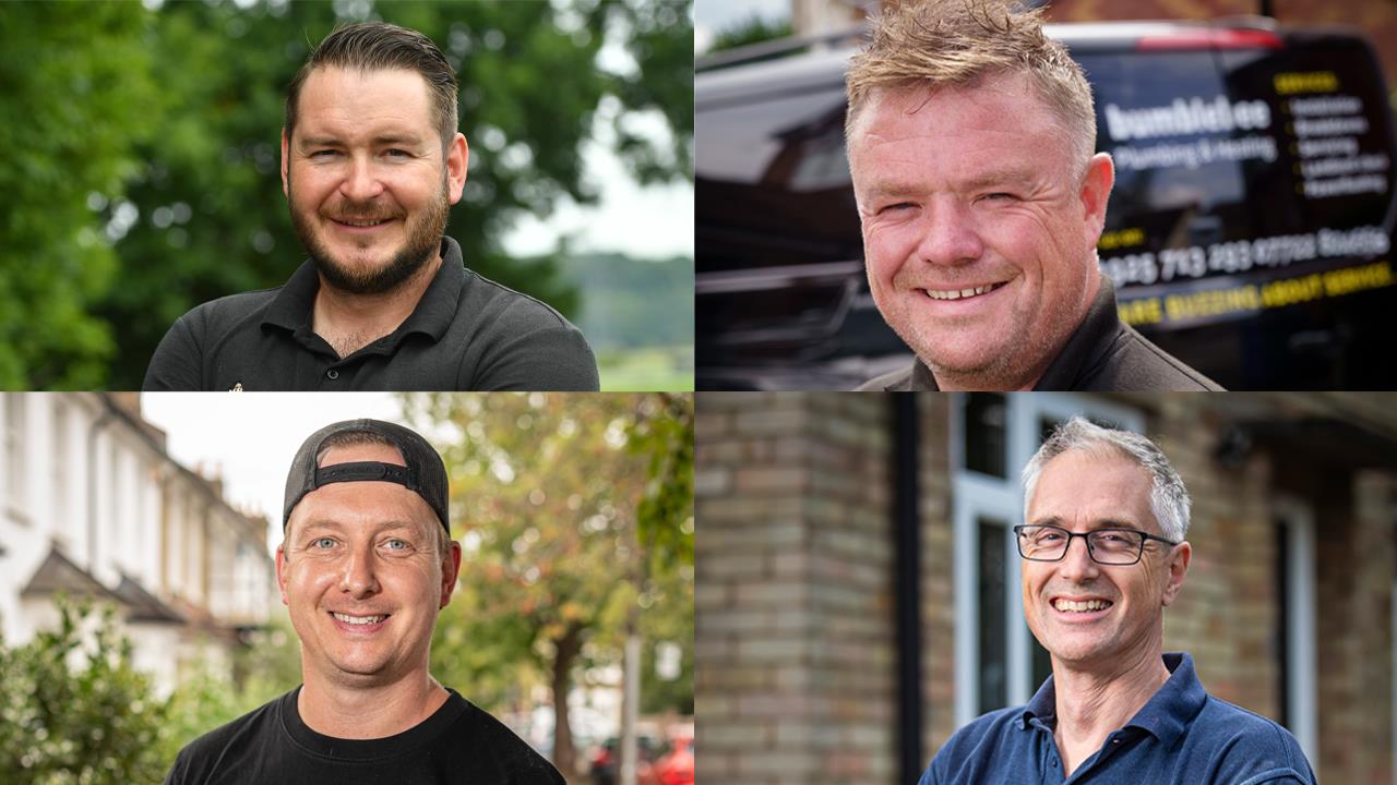 Four heating engineers reach Screwfix Top Tradesperson Final image