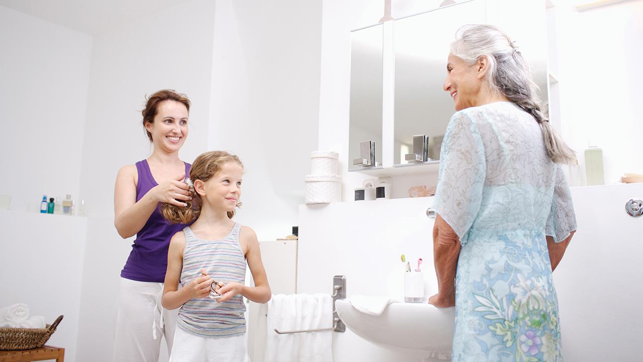 Multigenerational safety in the bathroom image
