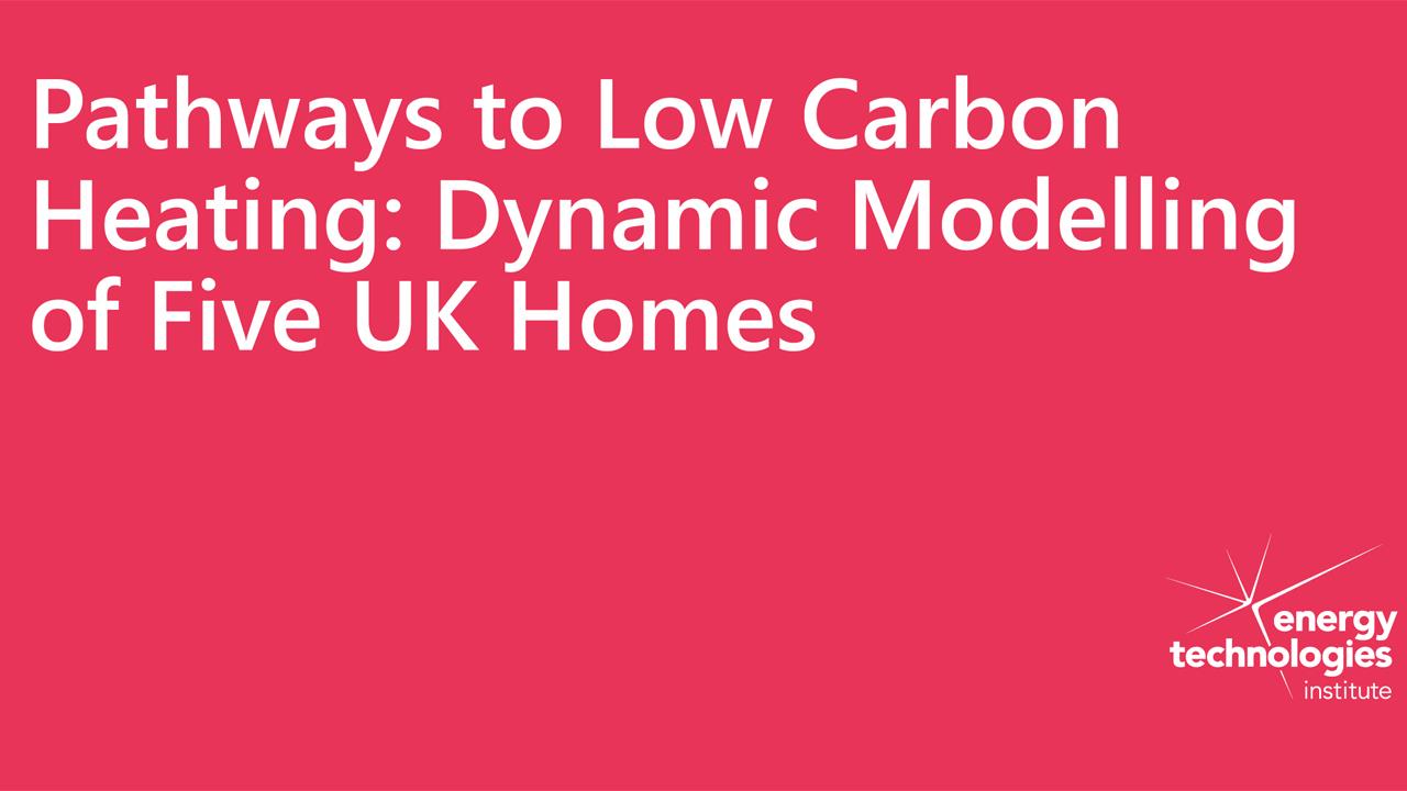 New data-driven tool launched to model efficient low carbon heating solutions image