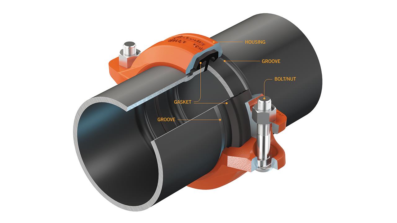 Victaulic argues for choosing grooved mechanical pipe joining image