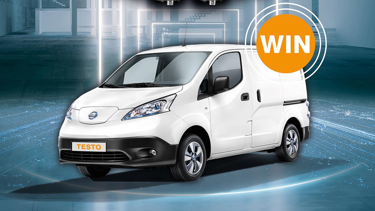 Win an electric van with testo's latest sales promotion image