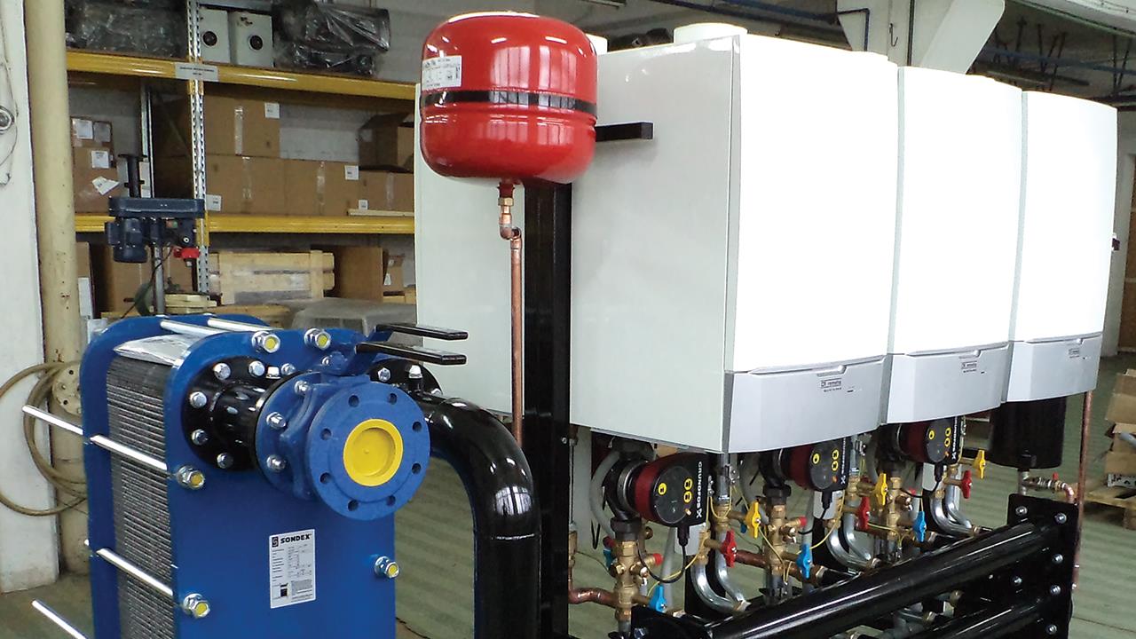 Baxi lays out the benefits of off-site commercial cascade boiler manufacturing image