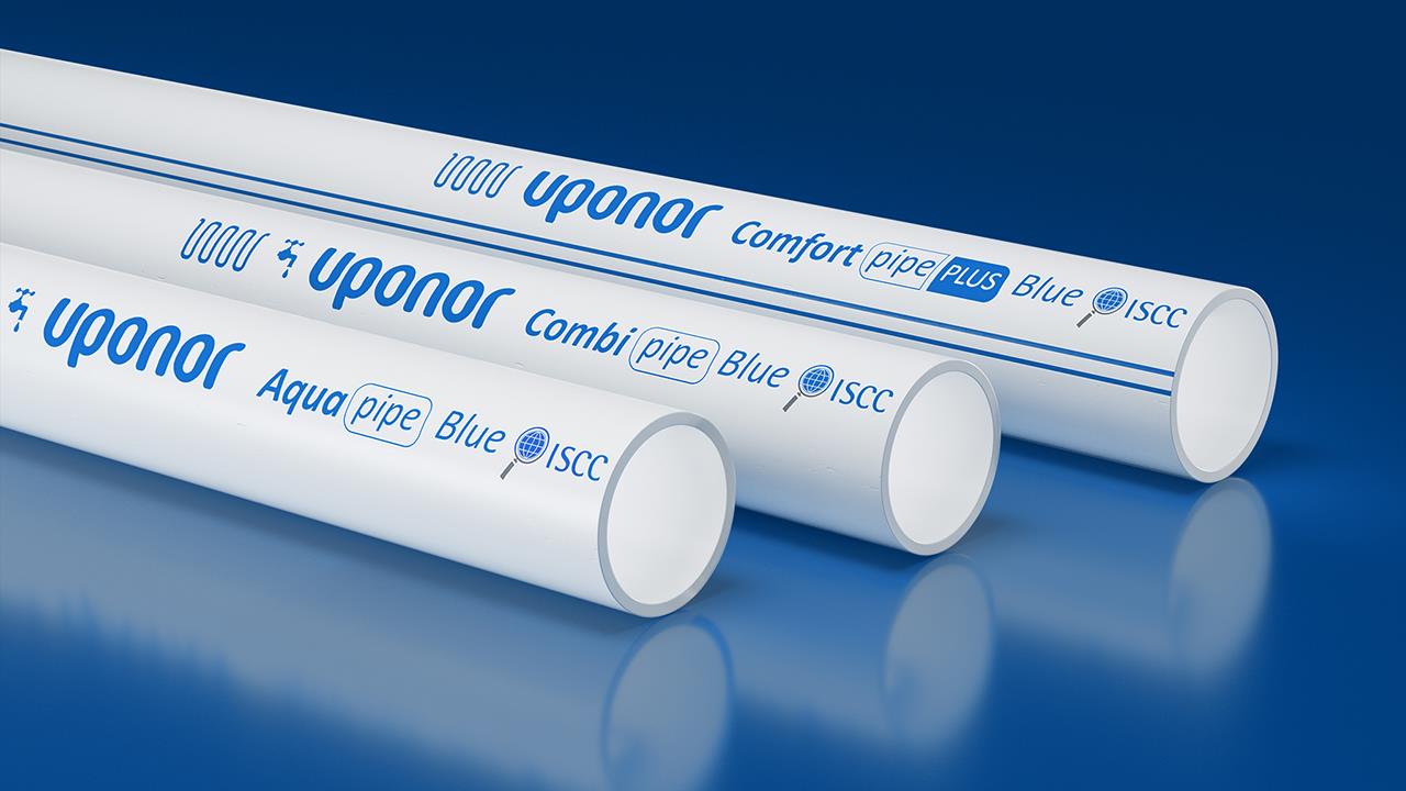 Uponor bio-based PEX pipe reduces carbon footprint by 90% image