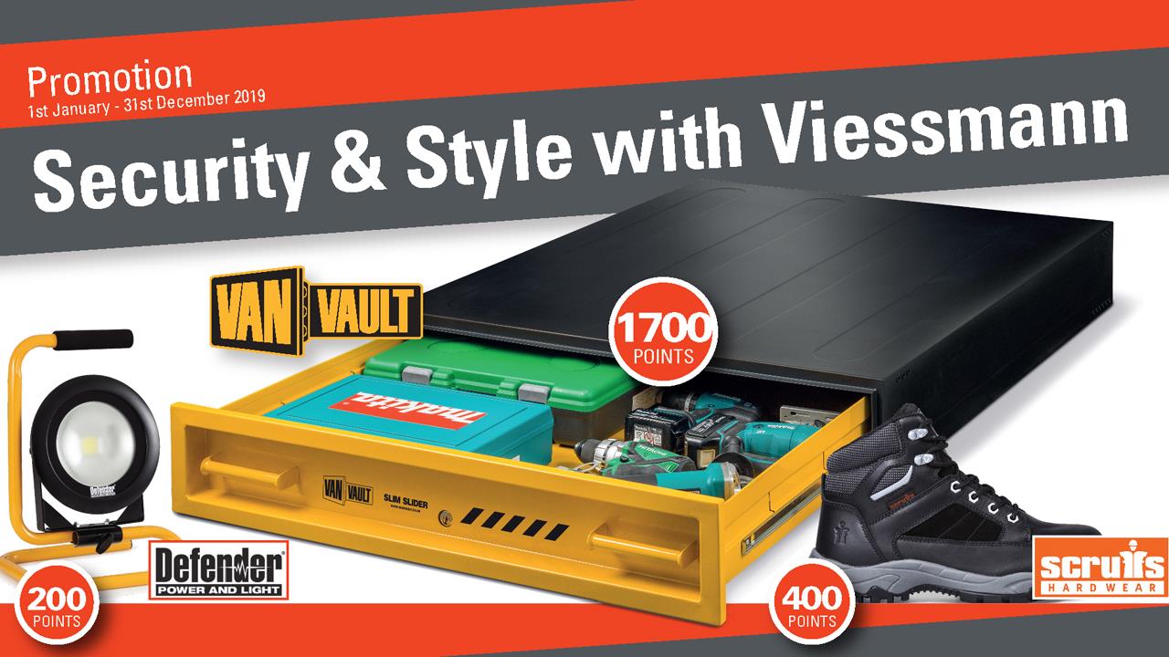New Viessmann installer promotion offers free van security products  image