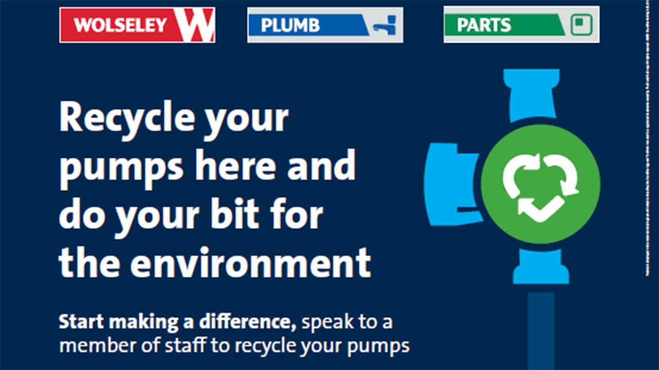Wolseley and Grundfos launch pump recycling scheme image