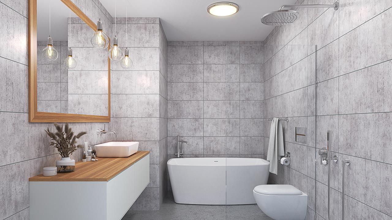Time to move on from bathroom tiles? image