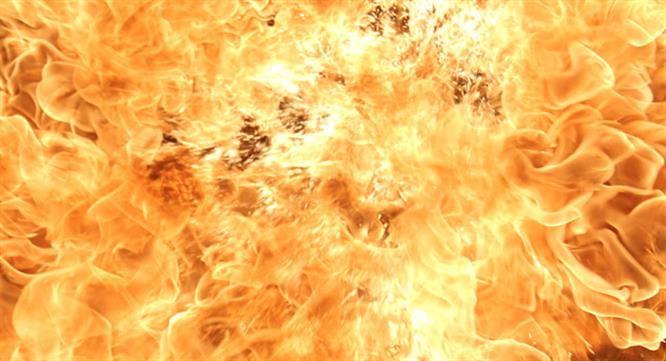 Solar panels catch fire in council building blaze image