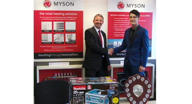 Plumbing student named winner of Myson apprentice award image
