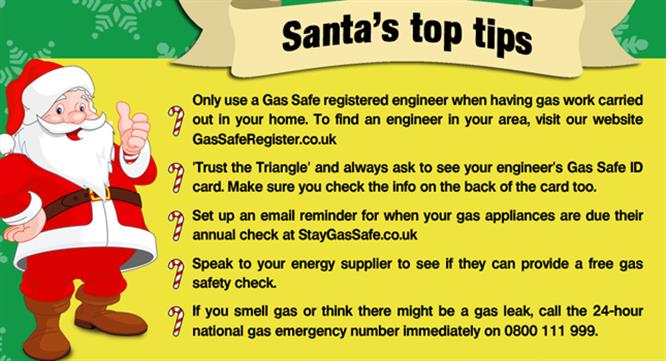 Festive fire warning issued by Gas Safe Register image