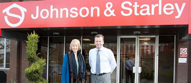 Andrea Leadsom MP visits Johnson &amp; Starley image