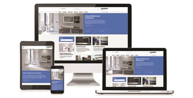 New-look Geberit website offers a more user-friendly experience image