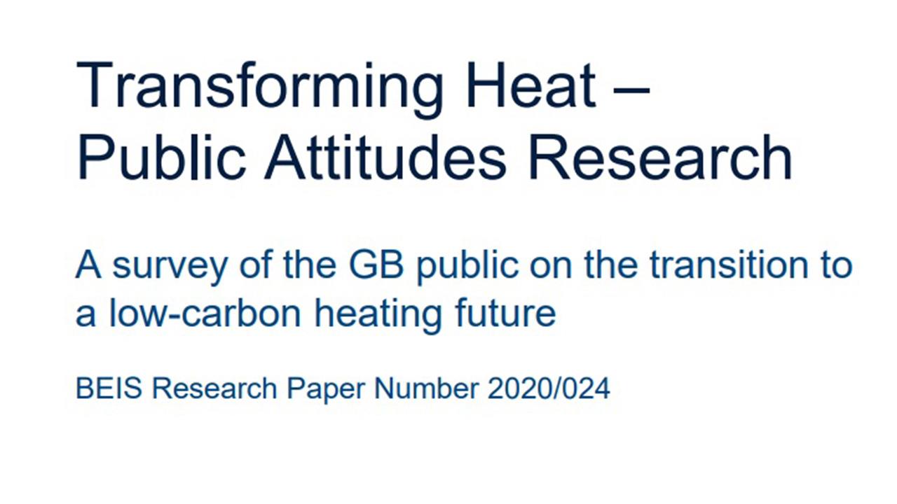 New report examines public's attitude towards transforming heat image