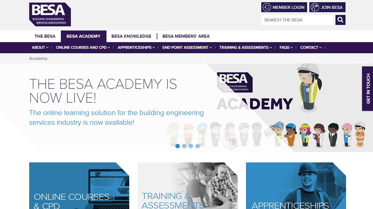 BESA launches new online training academy image